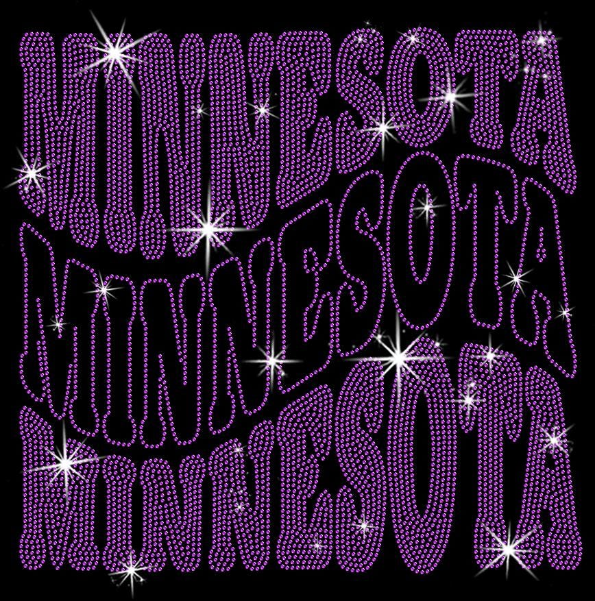 Minnesota Rhinestone Shirt: Sparkling Football Lover Tee