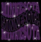 Minnesota Rhinestone Shirt: Sparkling Football Lover Tee