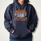 Chicago Rhinestone Football Shirt: Game Day Tee