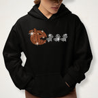 Halloween Pumpkin Rhinestone Shirt with Funny Ghosts : Spooky T-Shirt