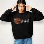 Halloween Pumpkin Rhinestone Shirt with Funny Ghosts : Spooky T-Shirt