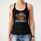 Jacksonville Rhinestone Football Shirt: Game Day Tee