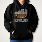 New Orleans Rhinestone Football Shirt: Sparkling Game Day Tee