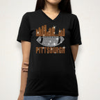 Pittsburgh Rhinestone Football Fan Shirt: Game Day Sports Tee