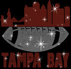 Tampa Bay Football Rhinestone Shirt: Bling Game Day Apparel