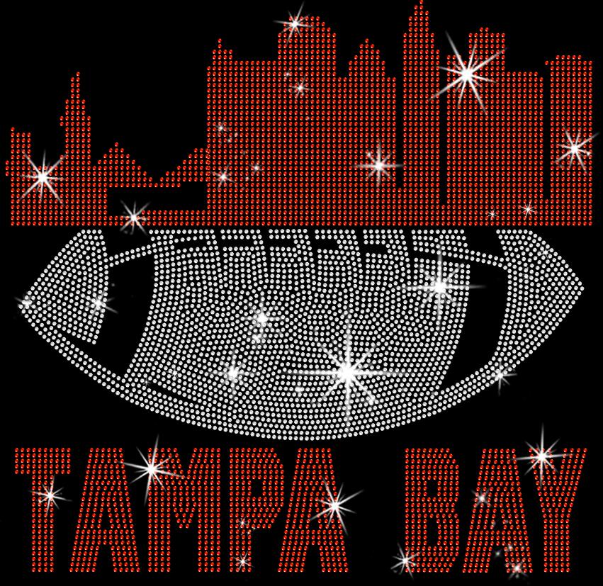 Tampa Bay Football Rhinestone Shirt: Bling Game Day Apparel