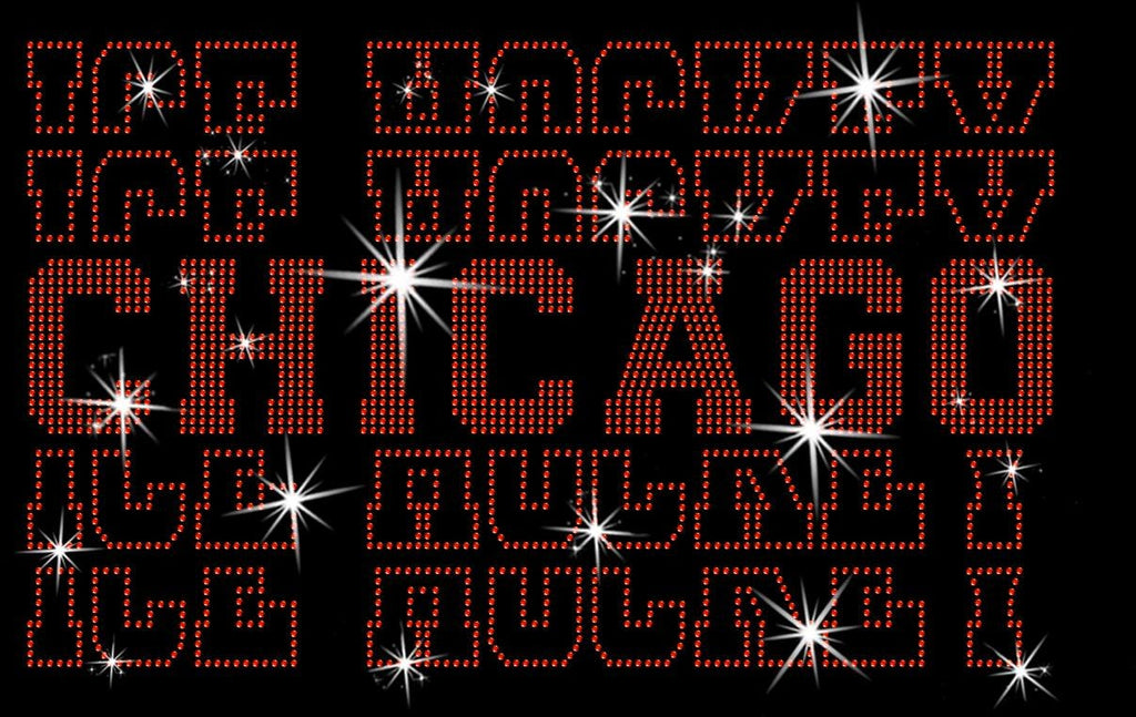 Chicago Ice Hockey Rhinestone Shirt: Hockey Game Day Tee for Men or Women