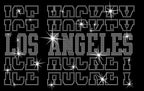Los Angeles Ice Hockey Rhinestone Shirt: Hockey Fans Sparkle Tee