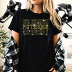 Pittsburgh Ice Hockey Rhinestone Shirt: Hockey Dad or Mom Game Day Tee
