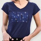Tampa Bay Ice Hockey Rhinestone Shirt: Unique Hockey Sparkle Tee