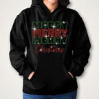 Merry Christmas Rhinestone T-Shirt: Women's Xmas Sparkle Shirt
