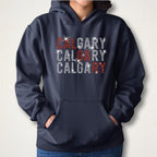 Calgary Rhinestone Shirt: Hockey Team Legends Apparel