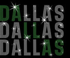 Dallas Rhinestone Shirt: Ice Hockey Game Day Season Outfit