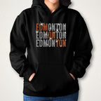 Edmonton Rhinestone Shirt: Hockey Lovers Sparkle T-Shirt - Sweatshirt Hoodie