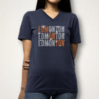 Edmonton Rhinestone Shirt: Hockey Lovers Sparkle T-Shirt - Sweatshirt Hoodie