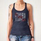 Florida Rhinestone Shirt: Hockey Team Retro Bling Hoodie