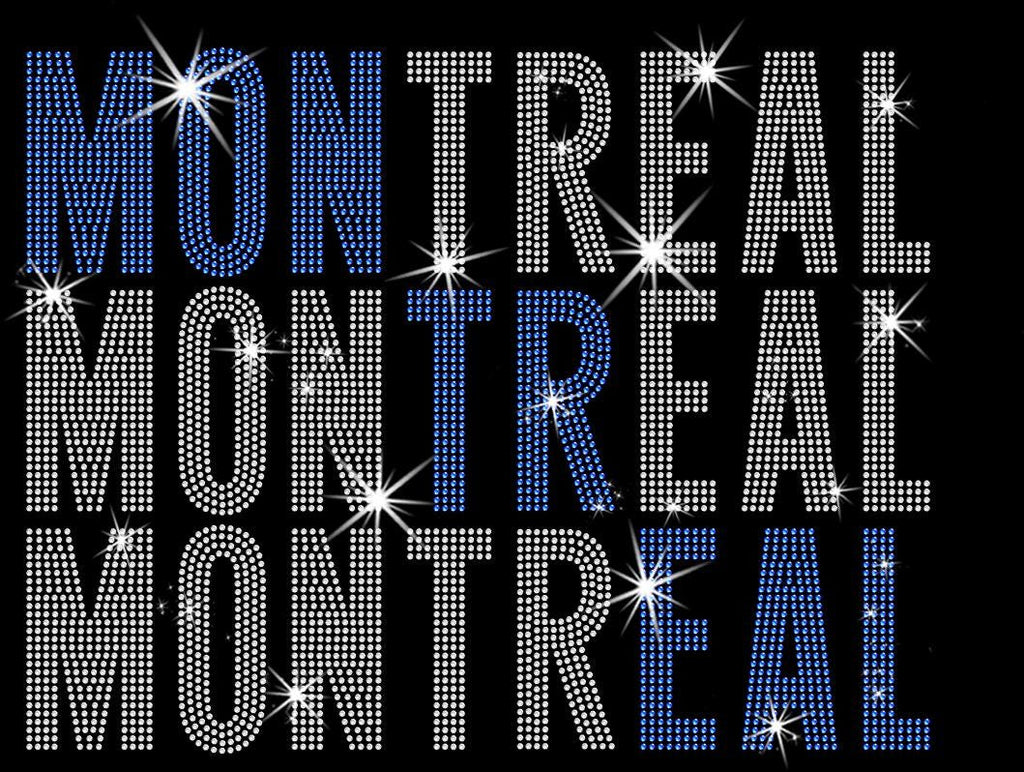 Montreal Rhinestone Shirt: Hockey Season Softstyle Sweatshirt