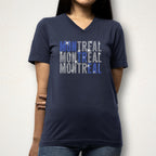 Montreal Rhinestone Shirt: Hockey Season Softstyle Sweatshirt