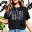 New York Rhinestone Shirt: Ice Hockey Fans Bling Tee