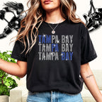 Tampa Bay Rhinestone Shirt: Retro Hockey Bling Apparel
