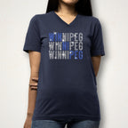 Winnipeg Rhinestone Shirt: Ice Hockey Retro Style Sweatshirt