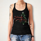 Merry Christmas Rhinestone Shirt : Christmas Tree Sparkle Sweatshirt