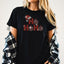 Santa Ho Ho Ho Rhinestone T-shirt, Christmas Gift Hoodie: Sparkle Retro Christmas Shirt
