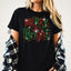 Merry and Bright Rhinestone Christmas Shirt: Christmas Lights Sparkle Sweatshirt