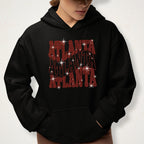 Atlanta Rhinestone Shirt: Bling Football Team Fans T-Shirt