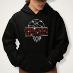 Chicago Basketball Sports Team Rhinestone Shirt: Unique Design Sweatshirt For Sports Lover