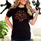 Cleveland Basketball Sports Team Rhinestone Shirt: Basketball Team Fans Bling Outfit