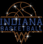 Indiana Basketball Sports Team Rhinestone Shirt: Perfect Gift for Die-hard Basketball Fans