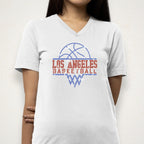 Los Angeles Basketball Sports Team Rhinestone T-shirt: Women's Basketball Team Shirt