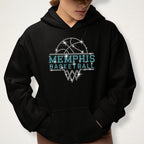 Memphis Basketball Team Rhinestone Shirt: Stylish Basketball Team Fans Hoodie