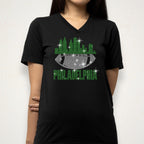 Philadelphia Rhinestone Football Shirt: Game Day Bling Tee