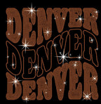 Denver Rhinestone Shirt: Bling Football Fan Outfit