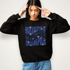 Indianapolis Rhinestone Shirt: Football Team Fans Bling Tee