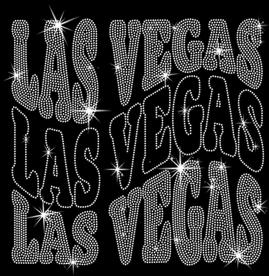Las Vegas Rhinestone Shirt: Bling Football Fans Shirt