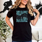 Miami Rhinestone Shirt: Sunday Day Football Tailgate Party Shirt