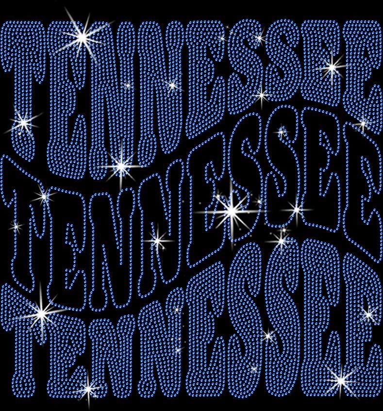 Tennessee Rhinestone Shirt: Sparkling Sunday Game Tee