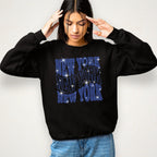 New York Rhinestone Shirt: Bling Sunday Tailgate Party Tee