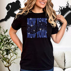 New York Rhinestone Shirt: Bling Sunday Tailgate Party Tee