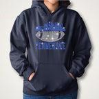 Tennessee Rhinestone Football Fan Shirt: Glittering Game Day Tee