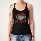 Arizona Rhinestone Football T-Shirt: Sparkling Team Spirit Tee