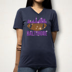 Baltimore Rhinestone Football Shirt: Sparkly Game Day Tee