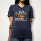 Jacksonville Rhinestone Football Shirt: Game Day Tee