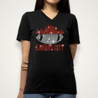 Kansas City Rhinestone Football Shirt: Sparkling Game Day Tee