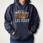 Las Vegas Rhinestone Football Shirt: Trendy Game Day Tee