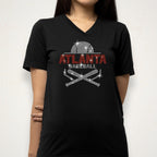 Atlanta Baseball Rhinestone Shirt: Sparkly Baseball Team Fans Tee