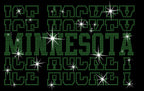 Minnesota Ice Hockey Rhinestone Shirt: Hockey Game Day Season Outfit